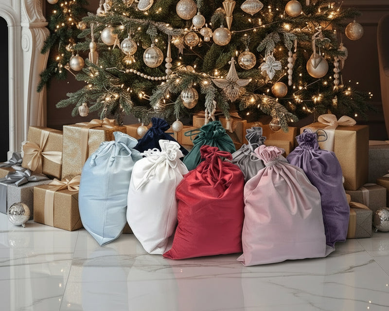 Personalised Velvet Christmas Sacks