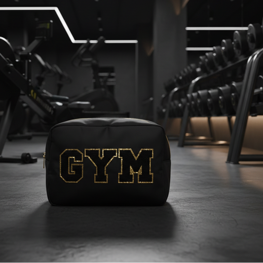 "Gym" Large Pouch, Black