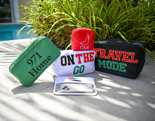 "On The Go" Medium Pouch, White