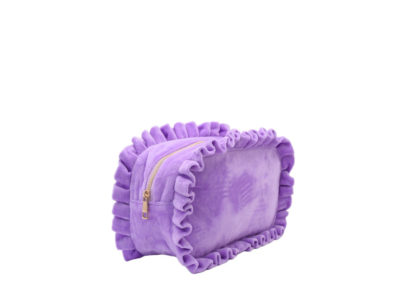 NEW Ruffle Personalised Pouch - Large
