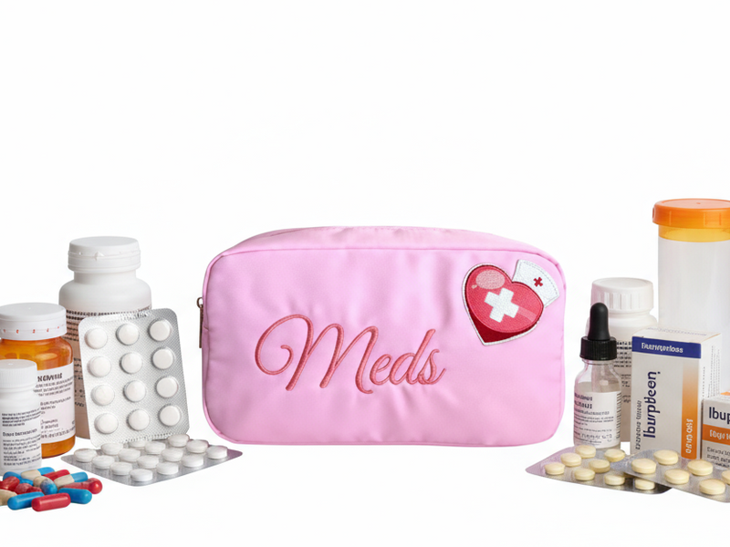 Baby Pink Medium Pouch -