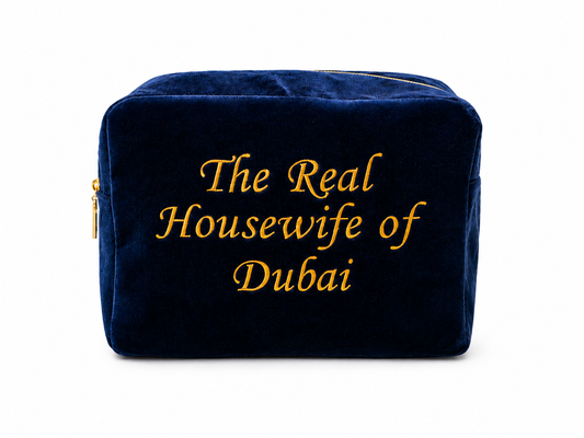 "The Real Housewives of Dubai" Large Velvet Pouch