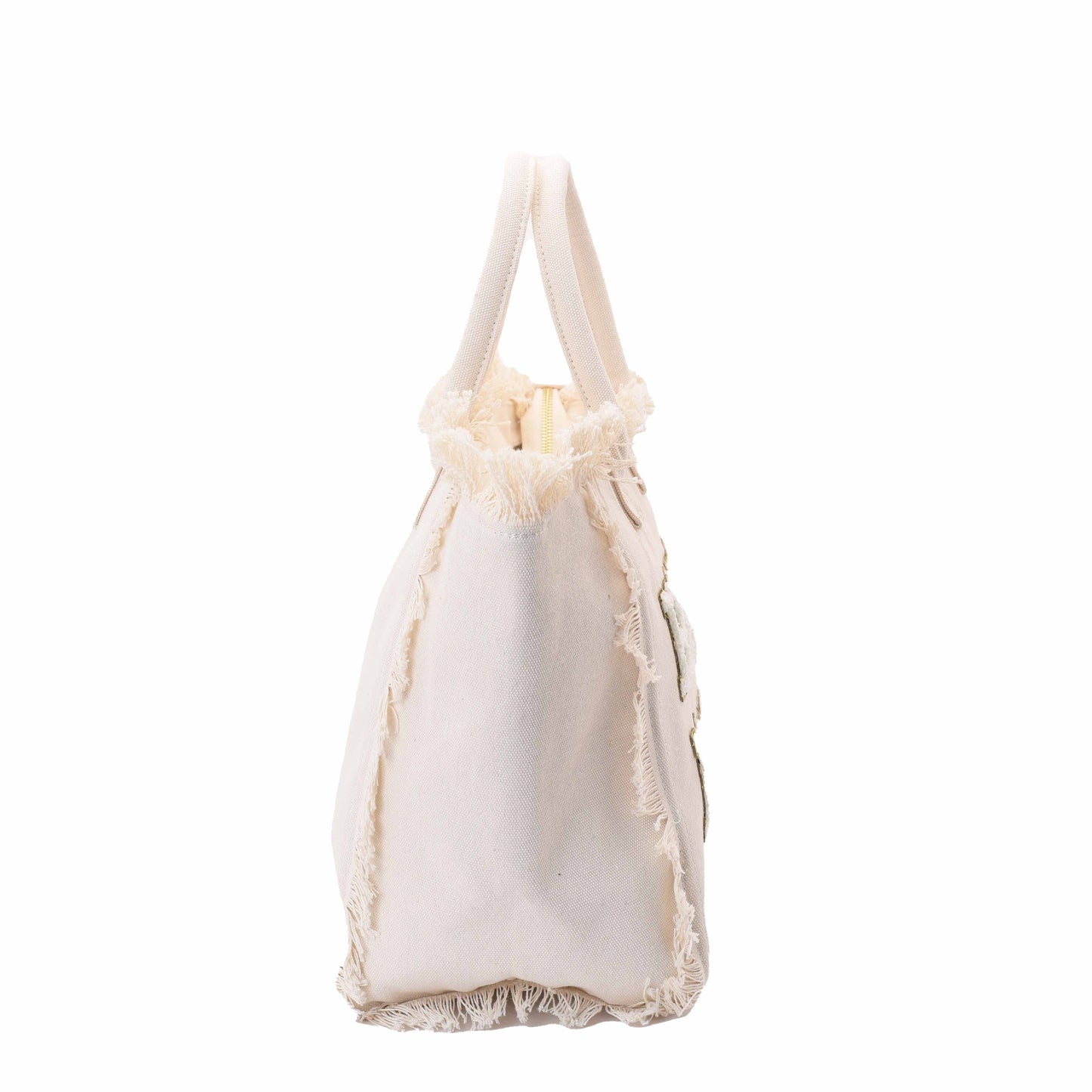 Cream St Bart’s Tote - “Hitched” - The Happy Tribe