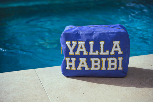 The "Yalla Habibi" Large Personalised Pouch-Eid Edition