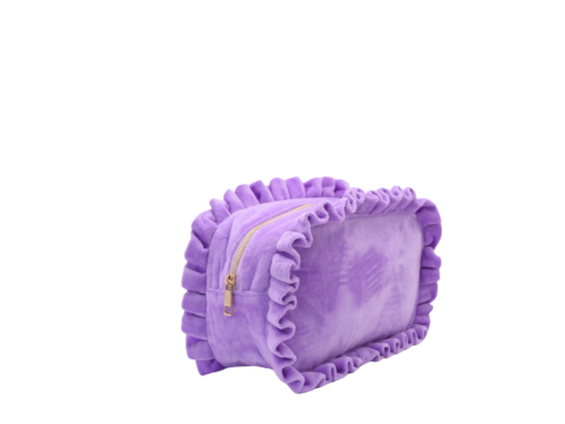 NEW Ruffle Personalised Pouch - Medium