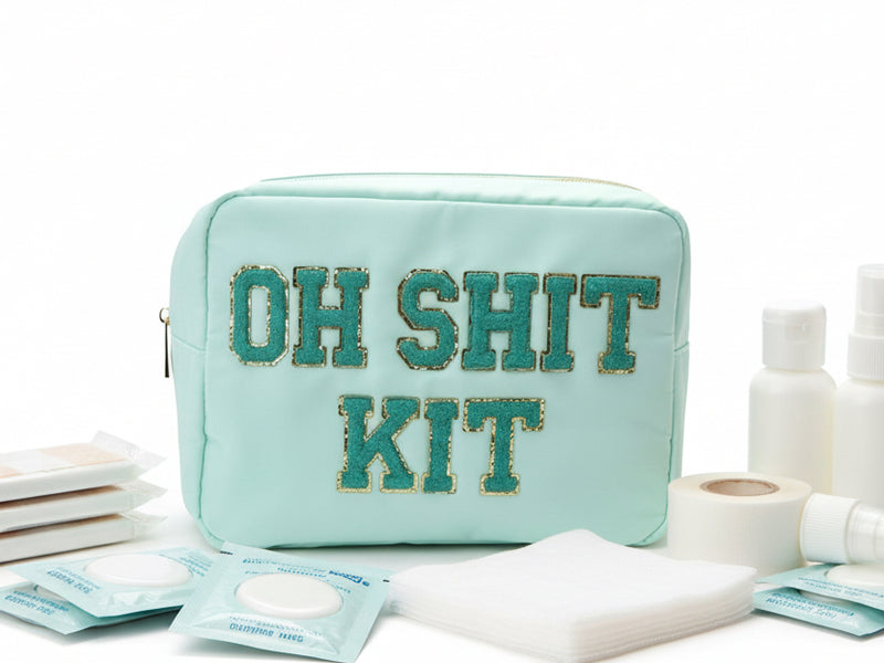 Mint Green Large Pouch