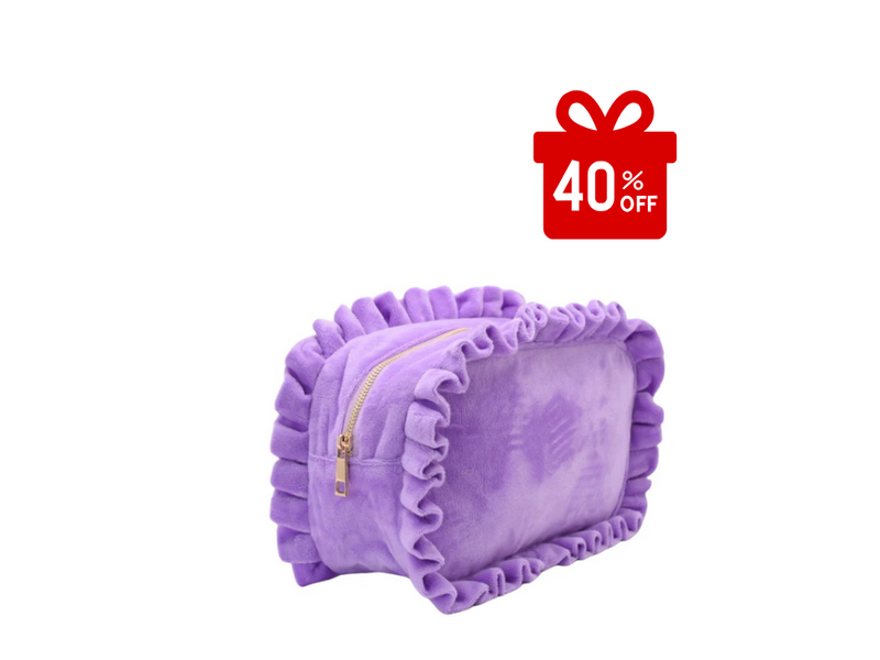 New Ruffle Personalised Pouch - Small