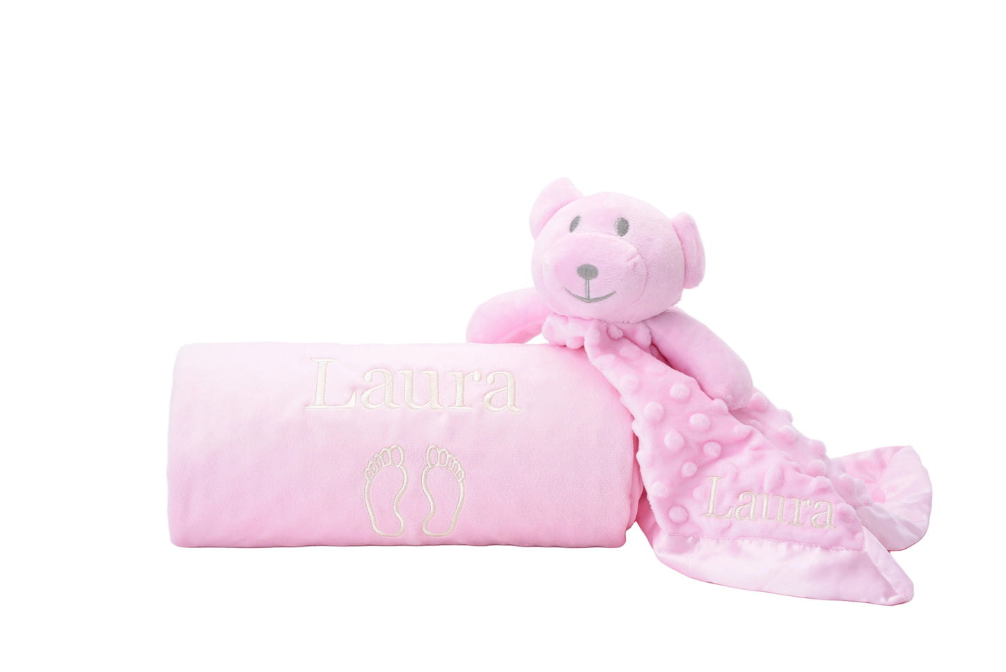 Personalised Baby Gift Set, Baby Blue