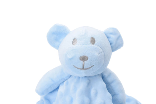 Personalised Baby Comforter, Baby Blue