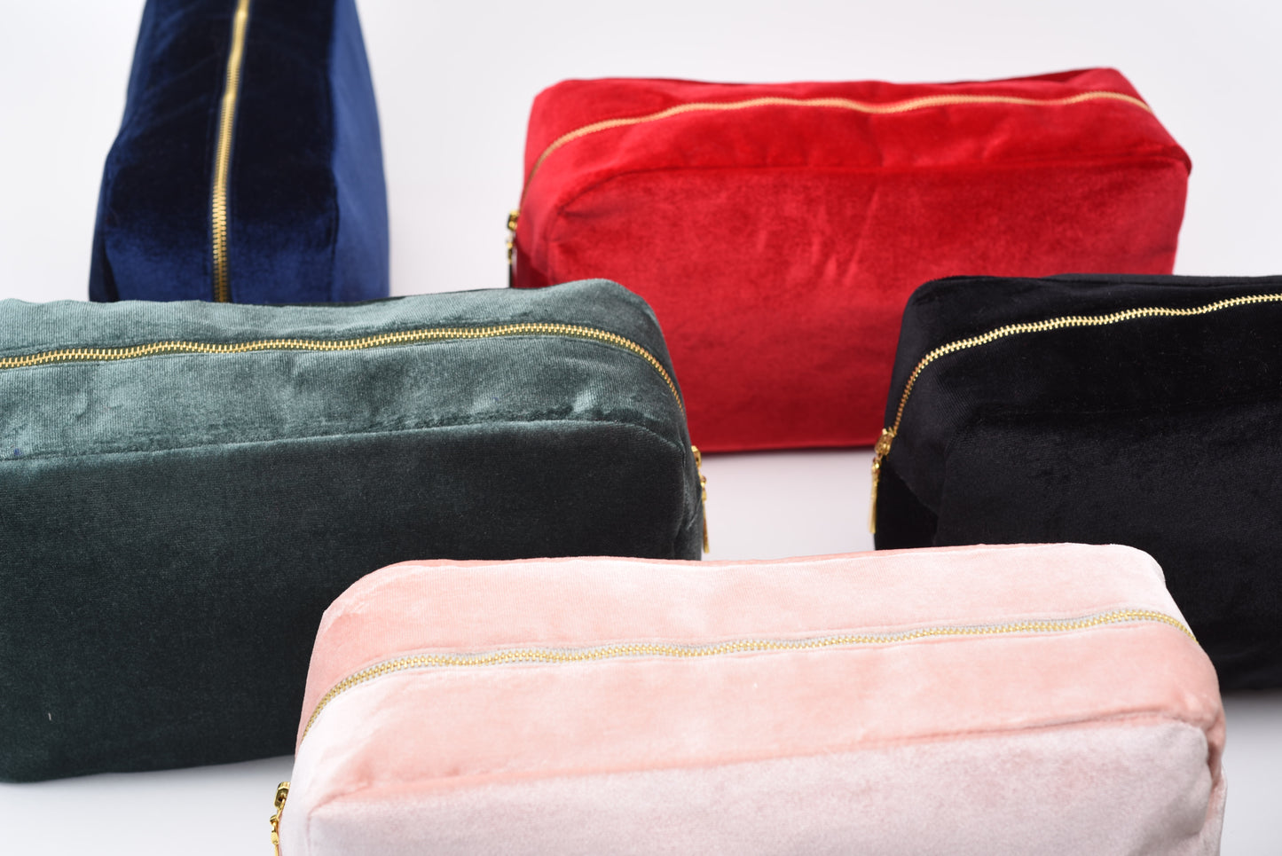 Luxury Personalised Velvet, Pastel Edit, Medium Pouch