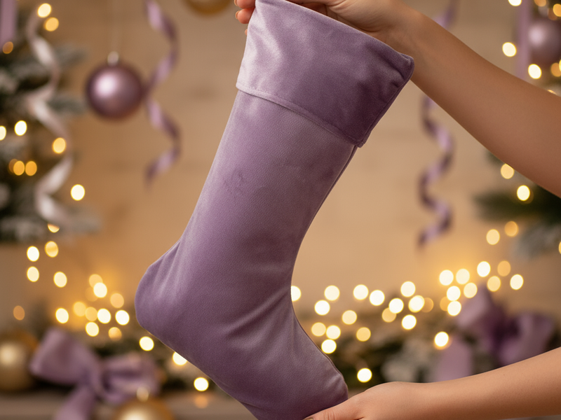 Personalised Velvet Christmas Stocking