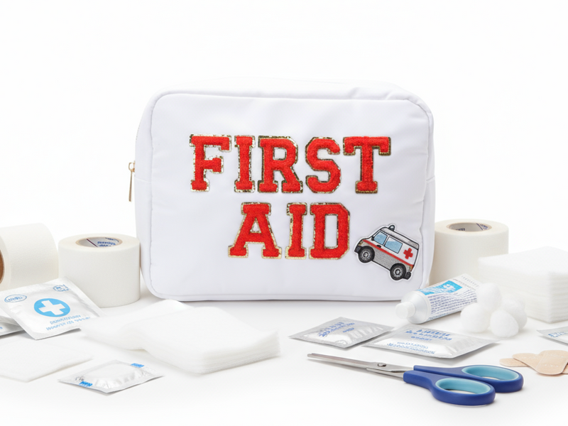 White Large Pouch -