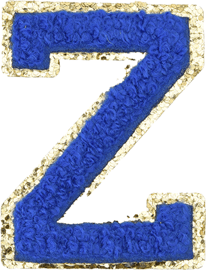 Royal Blue Letter - The Happy Tribe