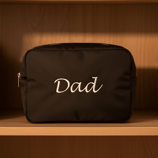 "Dad" Large Pouch, Black - The Happy Tribe
