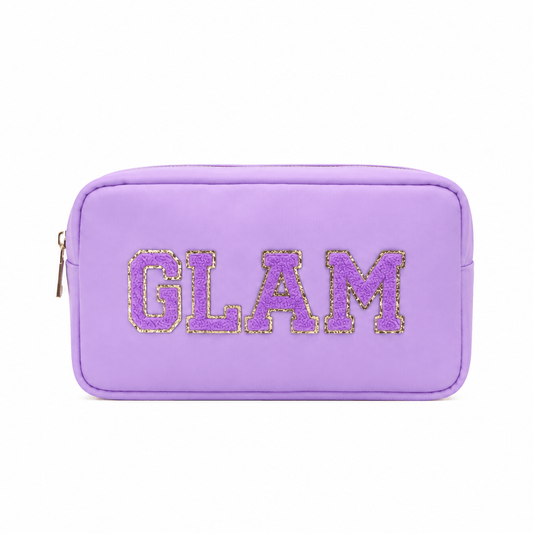 "Glam" Medium Pouch, Lilac - The Happy Tribe