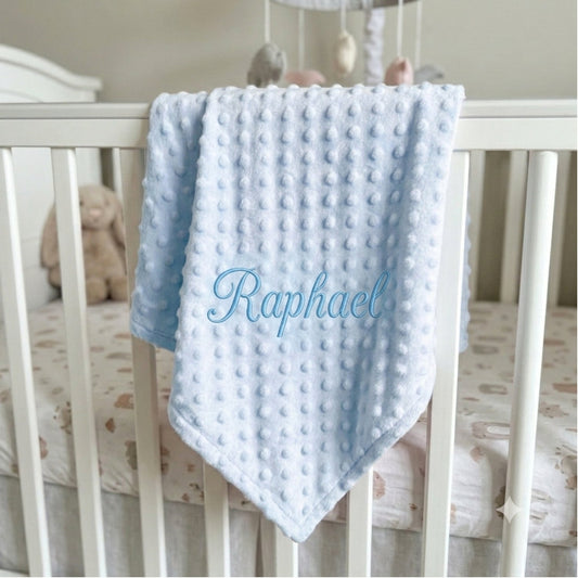 Personalised Baby Blanket, Dimple - The Happy Tribe