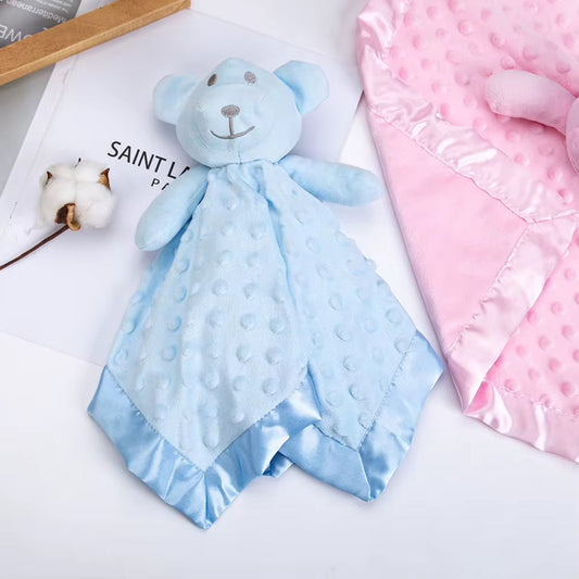 Personalised Baby Comforter, Blue - The Happy Tribe