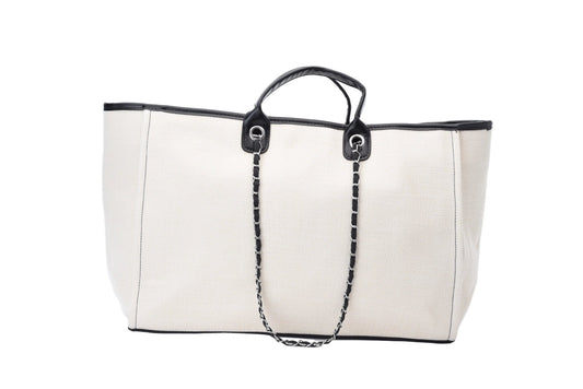 Personalised Canvas Chain Tote Bag - The Happy Tribe