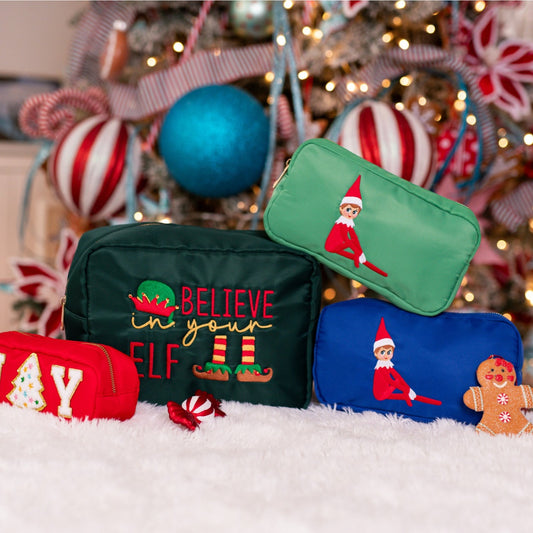 Personalised Christmas Elf Pouch - The Happy Tribe
