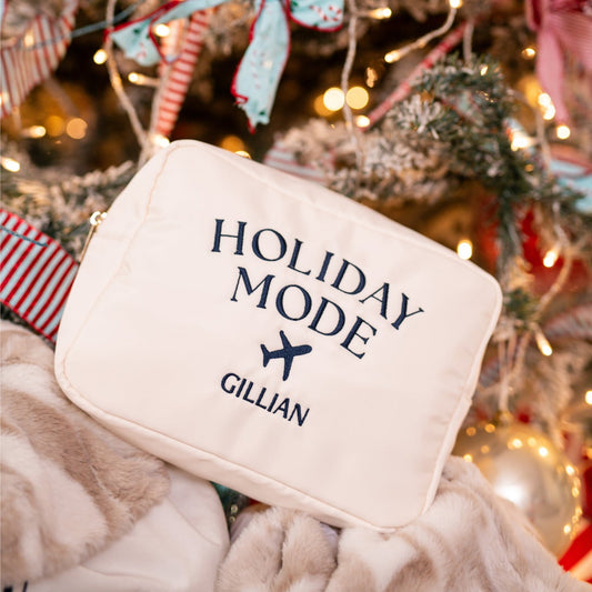 Personalised “Holiday Mode” Travel Pouch - The Happy Tribe