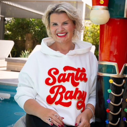 Santa Baby Hoodie - The Happy Tribe