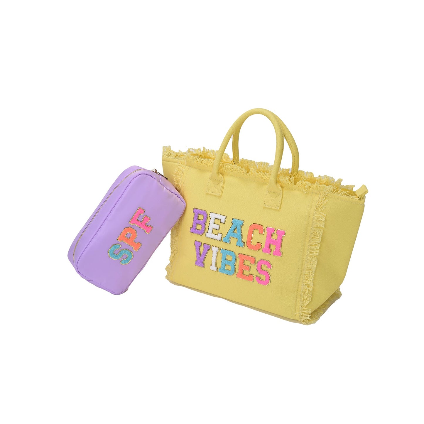 St Barts "Beach Vibes" Trio, Beach Pouch Set - The Happy Tribe