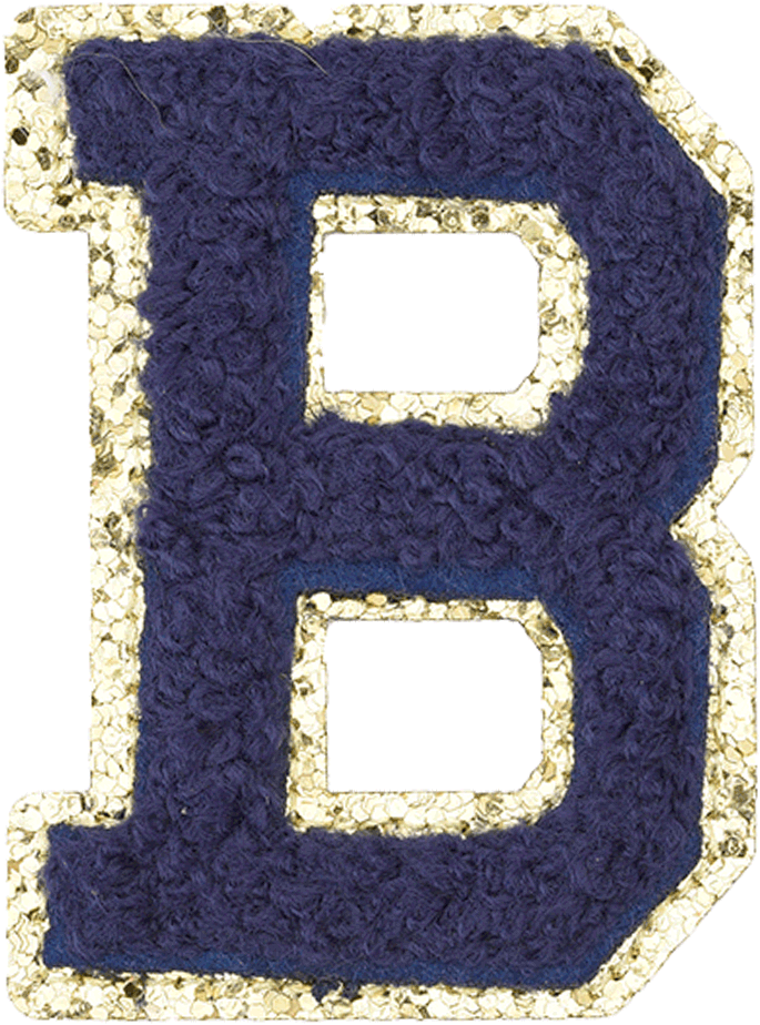 Navy Blue Letter - The Happy Tribe