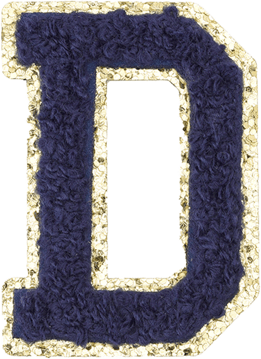 Navy Blue Letter