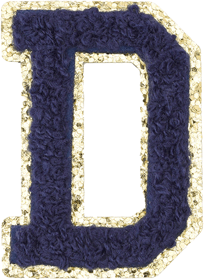 Navy Blue Letter - The Happy Tribe
