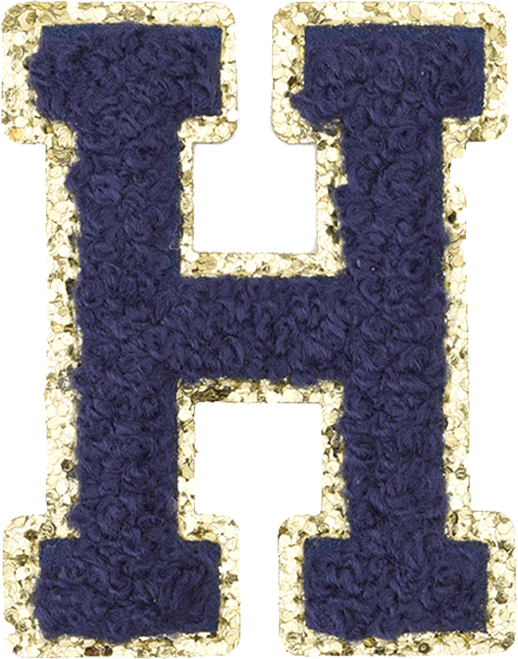 Navy Blue Letter - The Happy Tribe