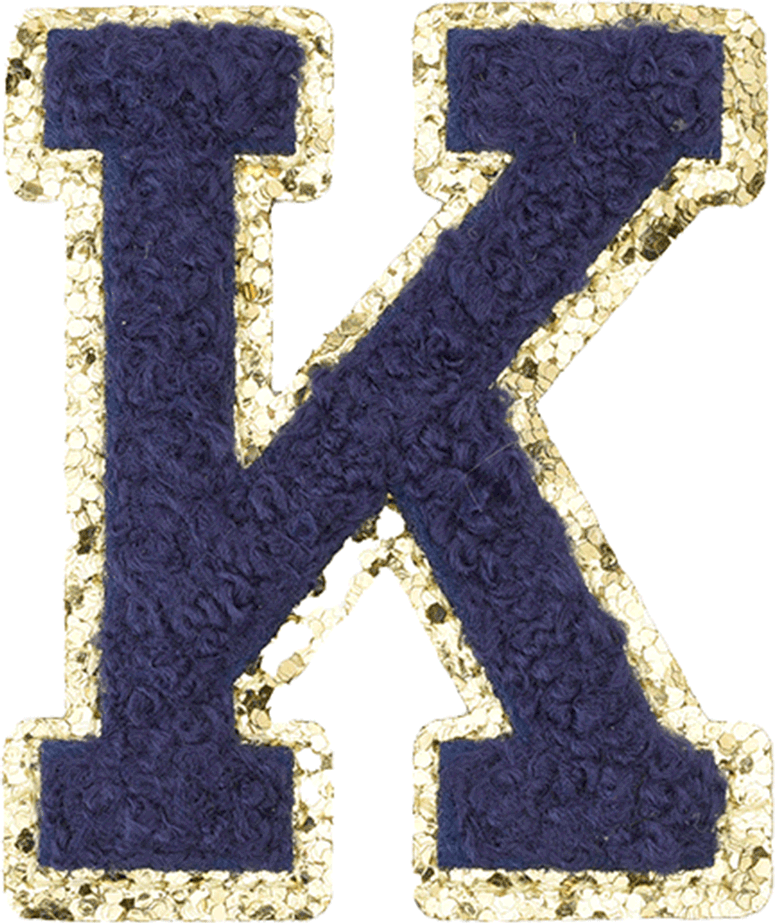 Navy Blue Letter - The Happy Tribe