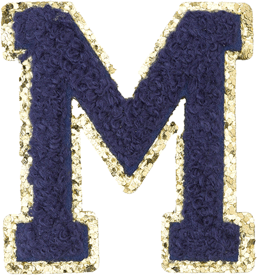 Navy Blue Letter - The Happy Tribe