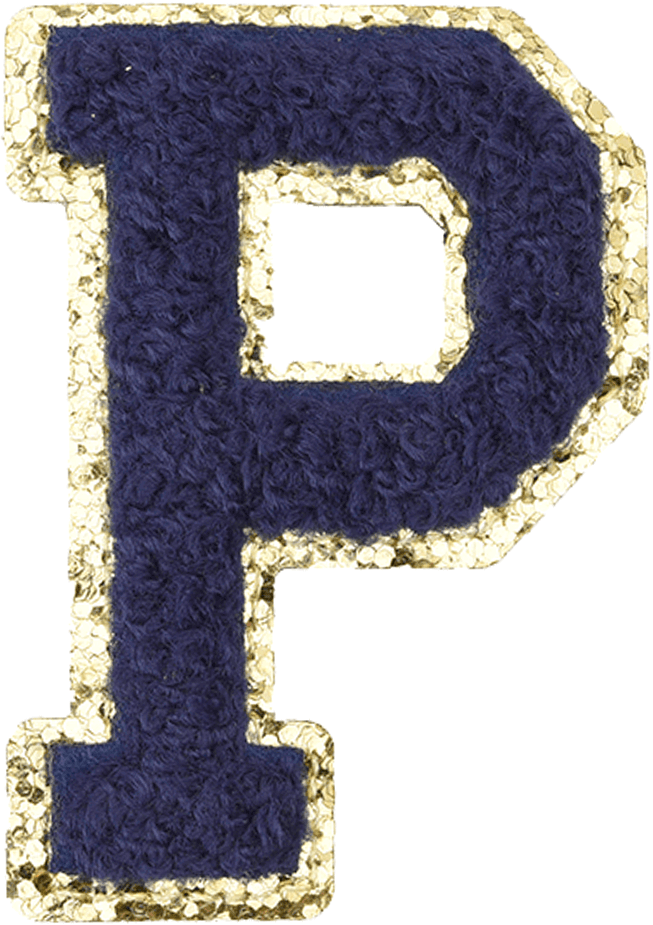 Navy Blue Letter - The Happy Tribe