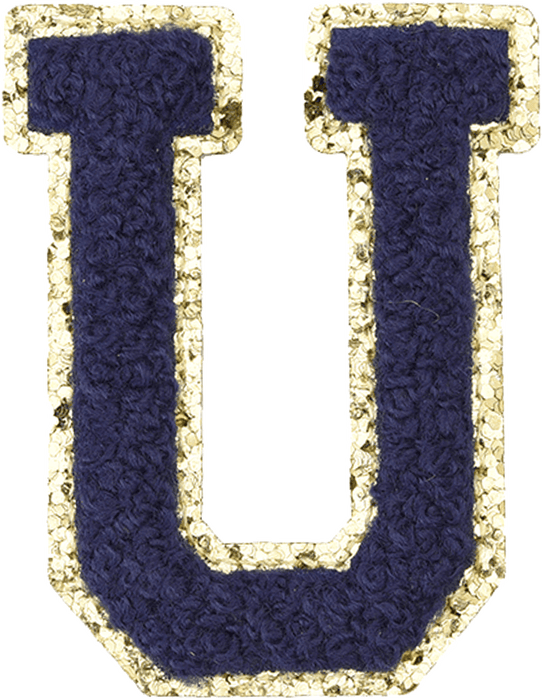 Navy Blue Letter