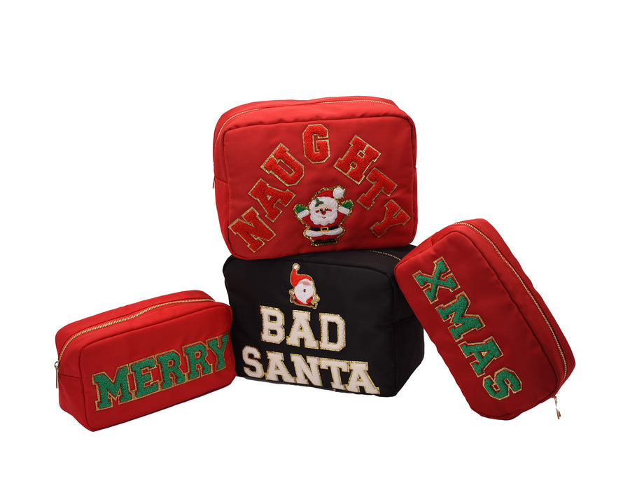 Red Medium Pouch - MERRY