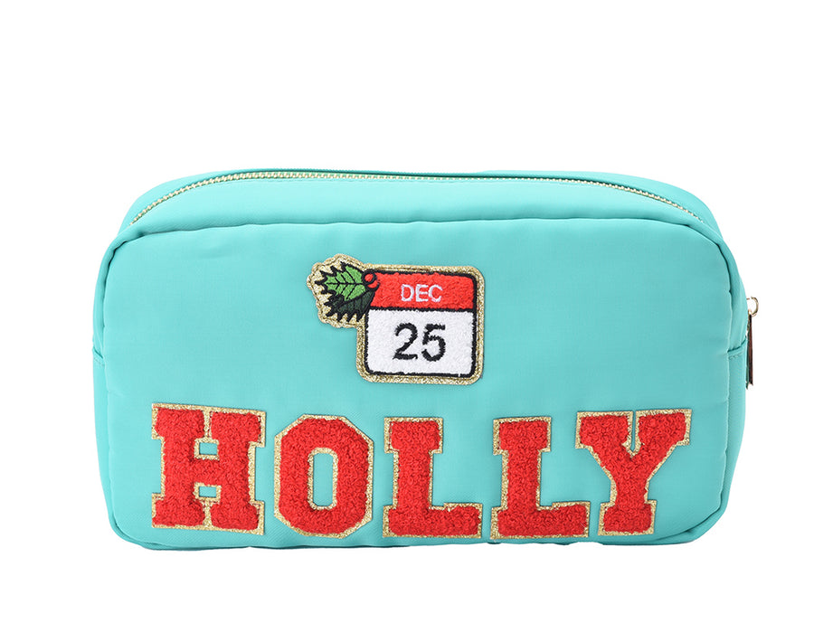 Green Medium Pouch  'HOLLY