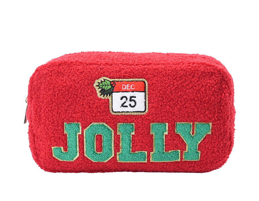 Red Teddy Medium Pouch - JOLLY