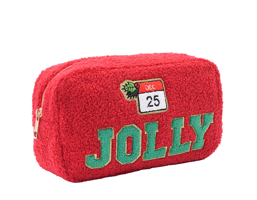Red Teddy Medium Pouch - JOLLY