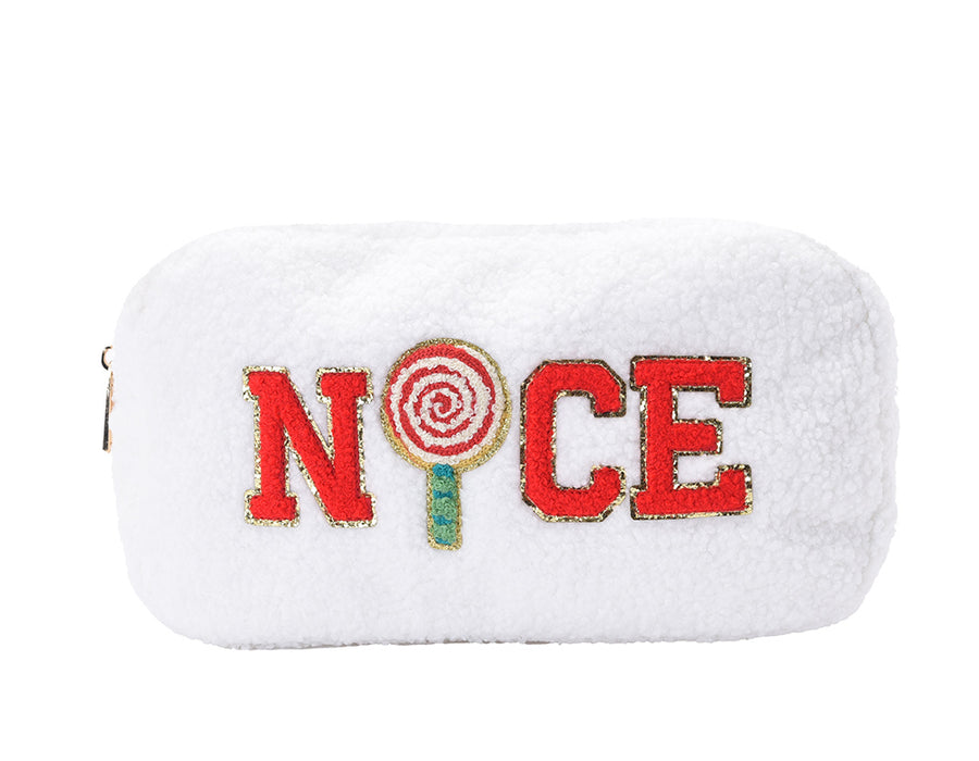White Teddy Small Pouch - NICE