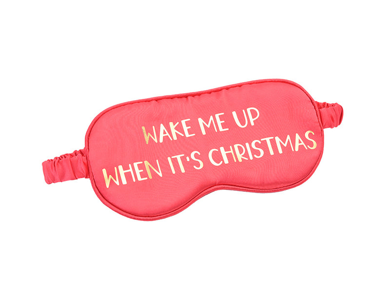 Red Eye Mask - Wake Me Up When It's Christmas