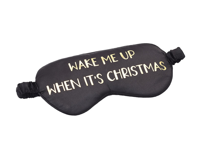 Black Eye Mask - Wake Me Up When It's Christmas