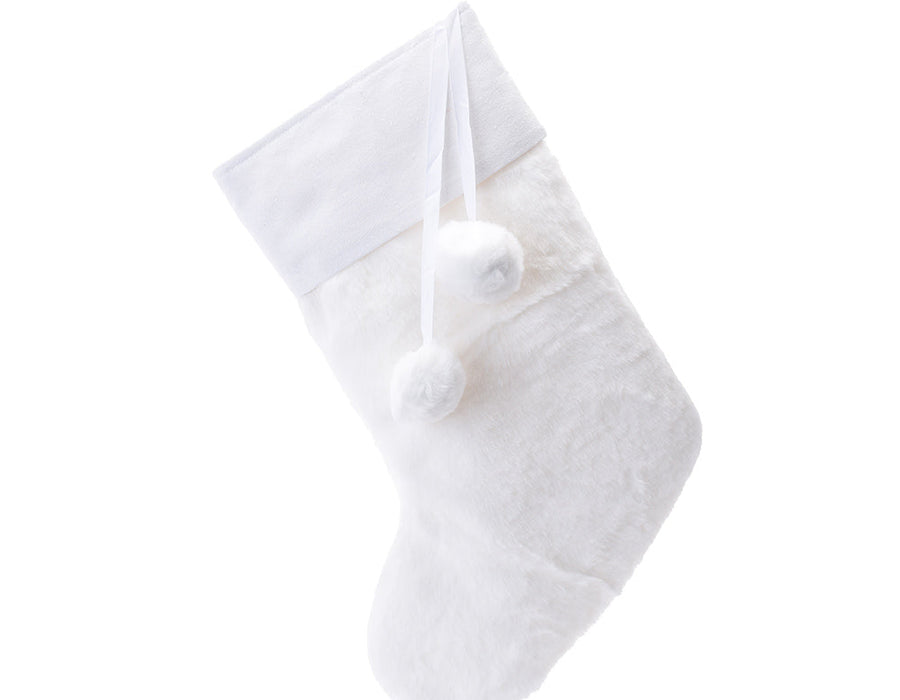 Personalised Christmas Fur Stocking