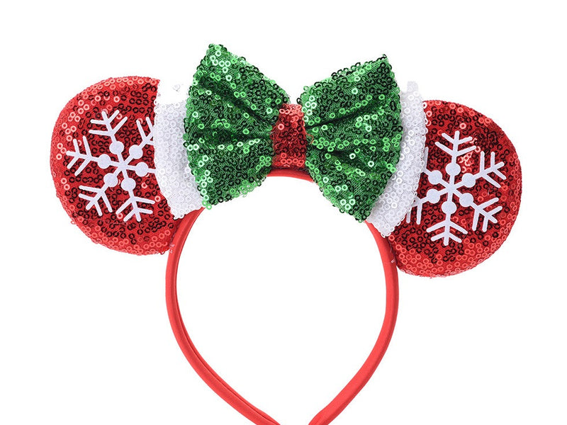 Minnie Ears Snow Flakes