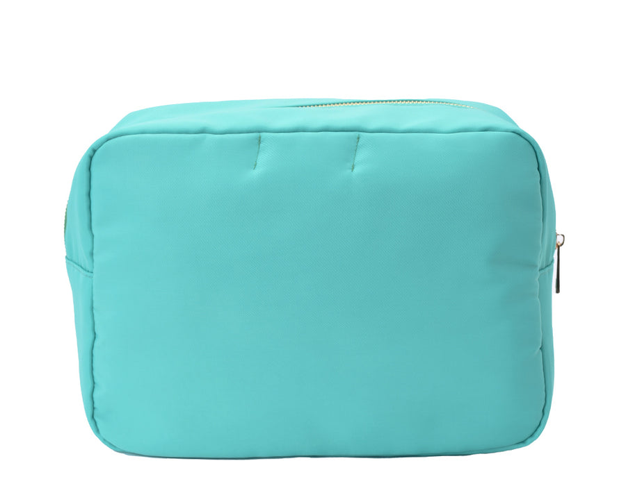 Green Large Pouch - Tree Patches