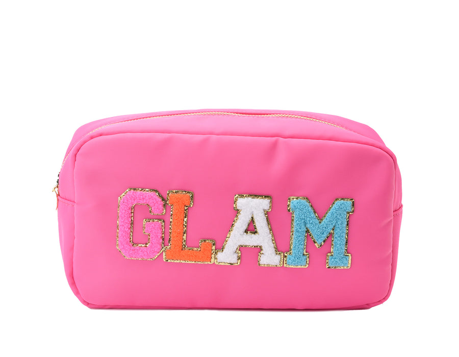 Medium Candy Pink Pouch “Glam