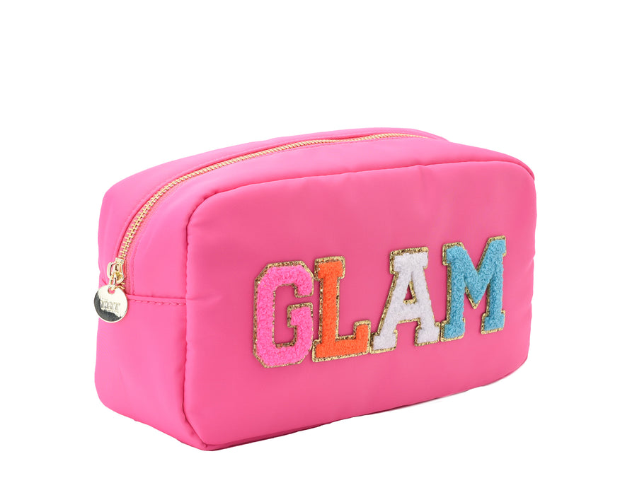 Medium Candy Pink Pouch “Glam