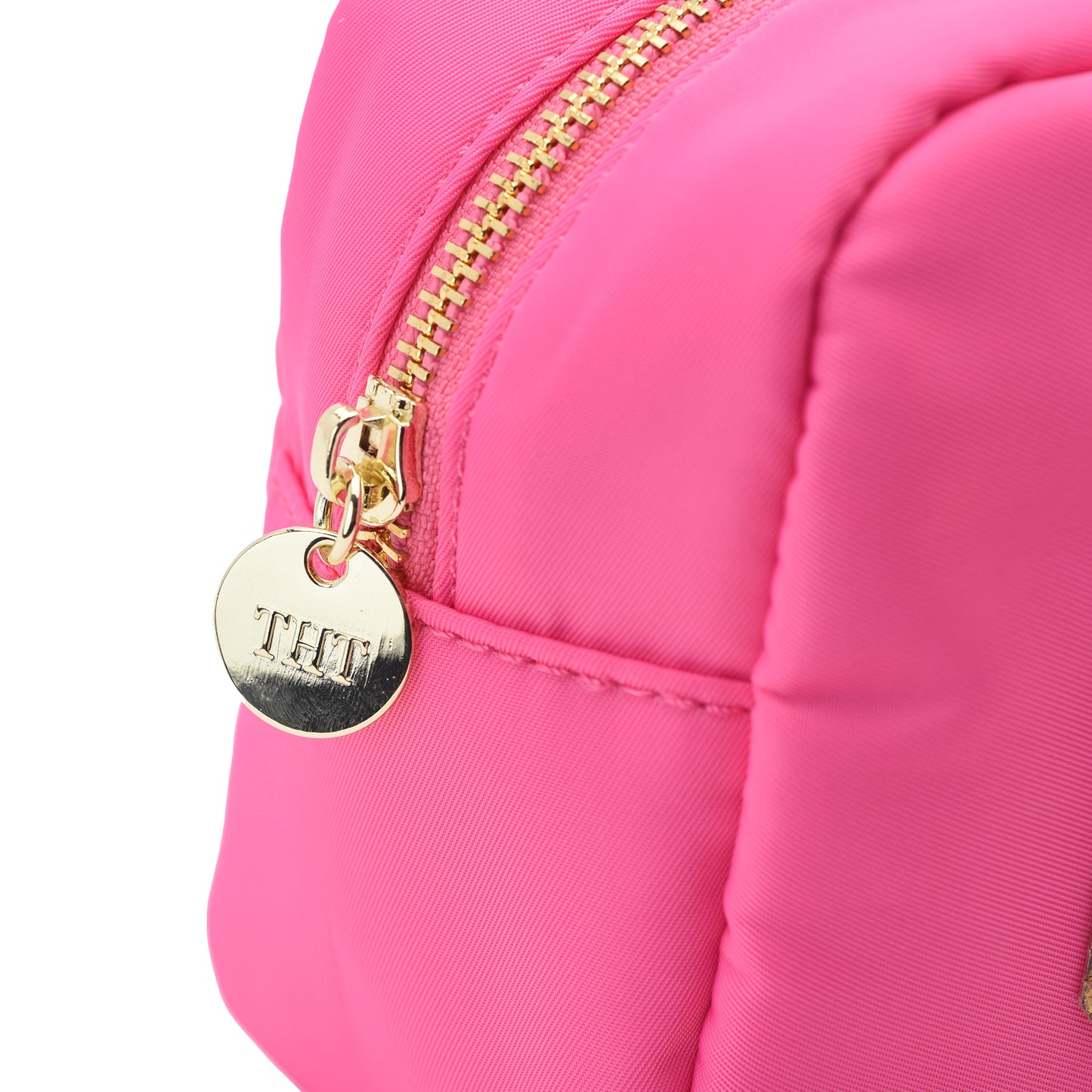 Large Candy Pink “Beauty” Pouch - The Happy Tribe