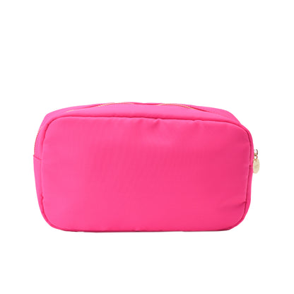 Neon Pink Medium “SPF” Pouch - The Happy Tribe