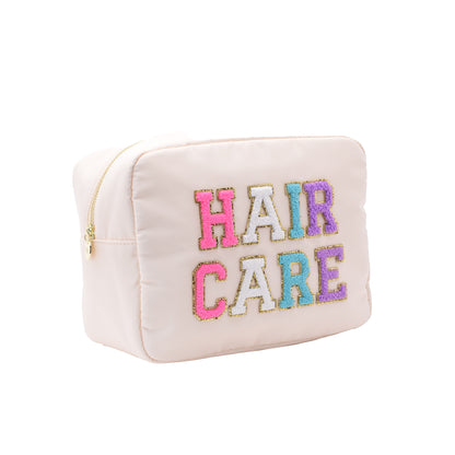 “Skin Care & Hair Care” Bundle – Large & Medium Pouches - The Happy Tribe