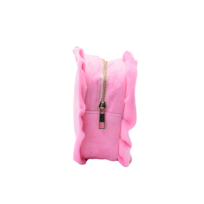 Luxury Personalised Ruffle Pouch – Extra Small